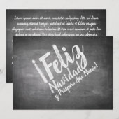 Saludos de Navidad en La Pizarra (Voorkant / Achterkant)
