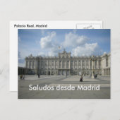 Saludos desde Madrid Briefkaart (Voorkant / Achterkant)