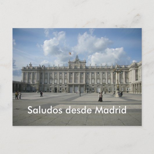 Saludos desde Madrid Briefkaart (Voorkant)