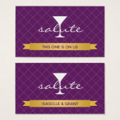 Saluer le titre d'événement de la fête des billets (Devant & derrière)