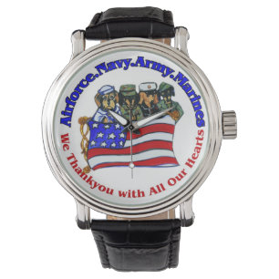 Saluerende groet aan de Troepen  Horloge