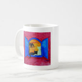 Saluez la tasse de chat de matin (Devant gauche)