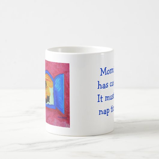 Saluez la tasse de chat de matin (Centre)