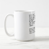 Saluez Mary Prayer Mug (Gauche)