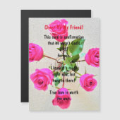 Saluez Mon Ami ! Carte de voeux magnétique (Devant / Derrière)