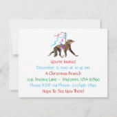 Saluki Carousel Black & Tan Kaart (Achterkant)