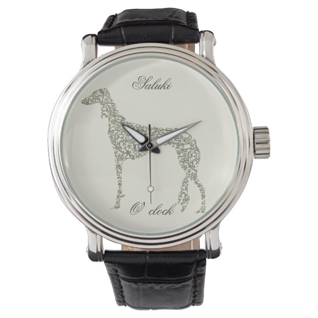 Saluki Collectie Horloge (Voorkant)