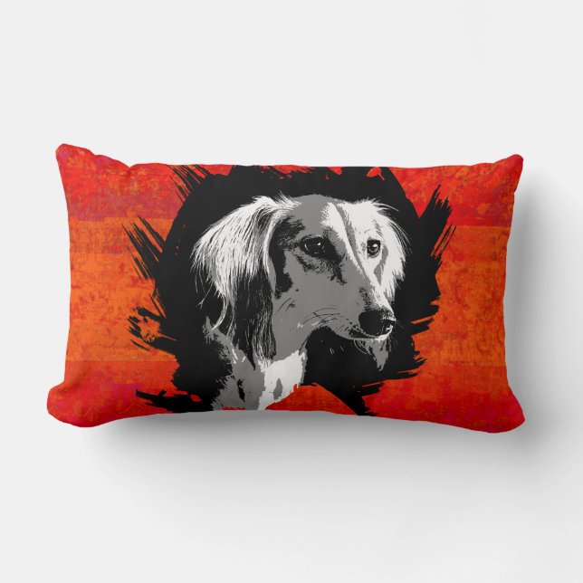 Saluki Coussin Kussen (Voorkant)