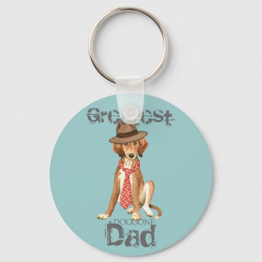 Saluki Dad Sleutelhanger (Voorkant)
