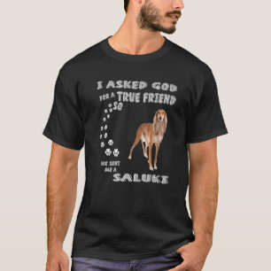 Saluki Dog Quote mam, Saluki Gezegde Dad Costume, T-shirt