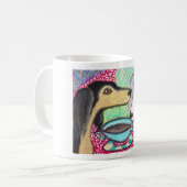 SALUKI Drink Koffieverhitte kunst Koffiemok (Voorkant links)