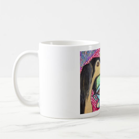SALUKI Drink Koffieverhitte kunst Koffiemok (Links)
