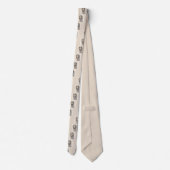 Saluki (Fawn) schilderen - Kute Original Dog Art Stropdas (Achterkant)