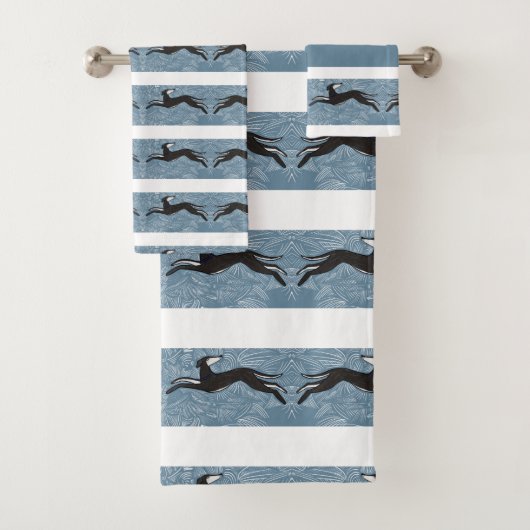 Saluki Greyhound Bad Handdoek (Insitu)