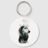 Saluki Moeder 2 Sleutelhanger (Achterkant)