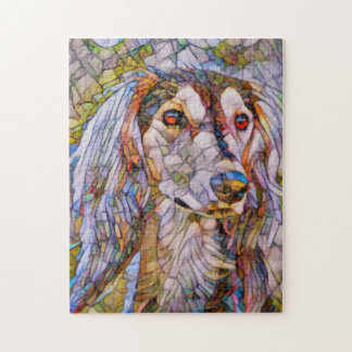 Saluki Painting Puzzle Legpuzzel