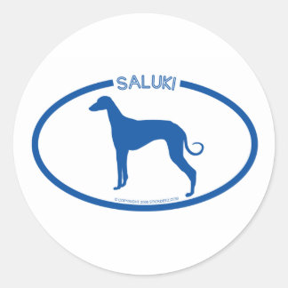 Saluki Silhouette Sticker
