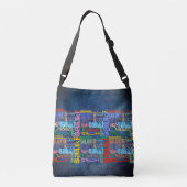 Saluki "Typo" Crossbody Tas (Achterkant)