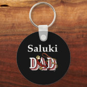 Saluki-vader sleutelhanger (Voorkant)