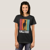 Saluki Vintage  2 T-shirt (Voorkant volledig)