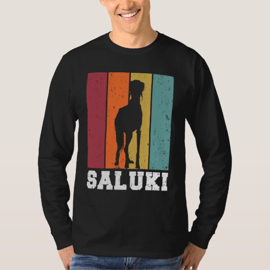Saluki Vintage  2 T-shirt (Voorkant)
