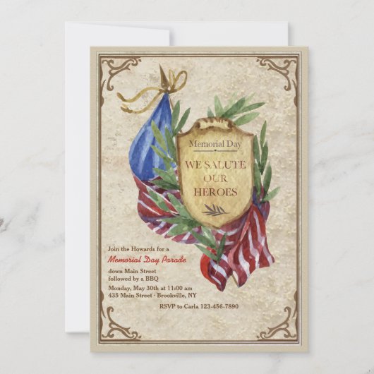 Salut À Notre Invitation De Héros (Devant)