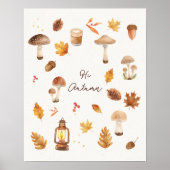 Salut Art mural d'automne – Impression d'automne c (Devant)