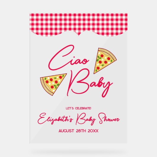 Salut Bébé Fête de Naissance Italienne (Recto)