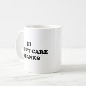 Salut, ça ne me dérange pas Merci Coffee Mug (Devant gauche)