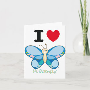 Salut carte de note de Butterfly®