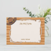 Salut ! Carte de remerciements d'anniversaire de l (Debout devant)