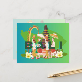 "Salut de Bali : Une carte postale du paradis"