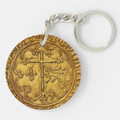 Salut d'Or Henry VI Sleutelhanger (Achterkant)