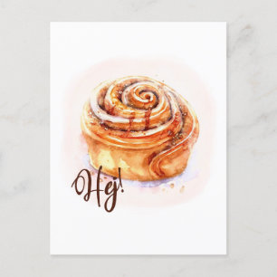 Salut ! Kanelbullar Fika Carte postale