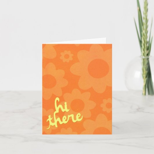 Salut là carte de note (Devant)