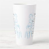 Salut Mary Prayer Latte Mug (Devant)