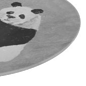 Salut, Panda ! Planche à découper ronde (Coin)