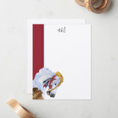 Salut safran ! Carte de correspondance simple (Devant/Arrière en situation)