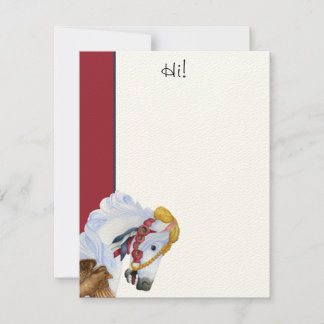 Salut safran ! Carte de correspondance simple