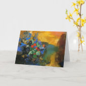 Salutation 123 Cartes - Ophélie parmi les fleurs_ (Fleur jaune)