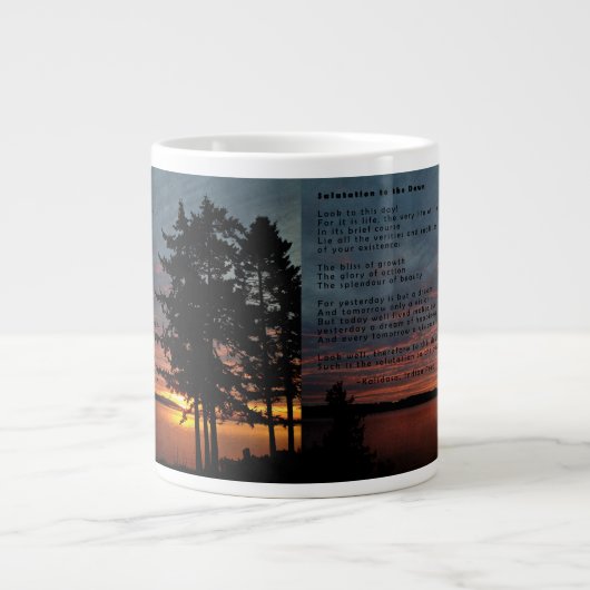 Salutation au café Mug Dawn 20oz (Devant)