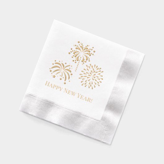 Salutation avec Fireworks #2 Bonne année (Gauche)