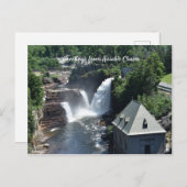 Salutation de la carte postale Ausable Chasm (Devant / Derrière)