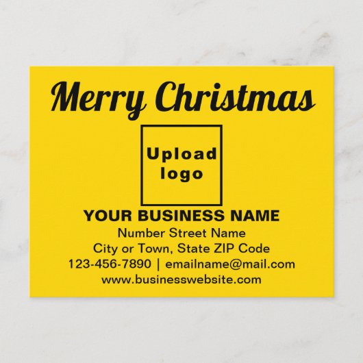 Salutation de Noël d'affaires sur carte postale ja (Devant)