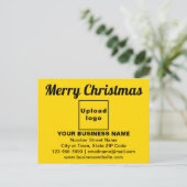 Salutation de Noël d'affaires sur carte postale ja (Debout devant)