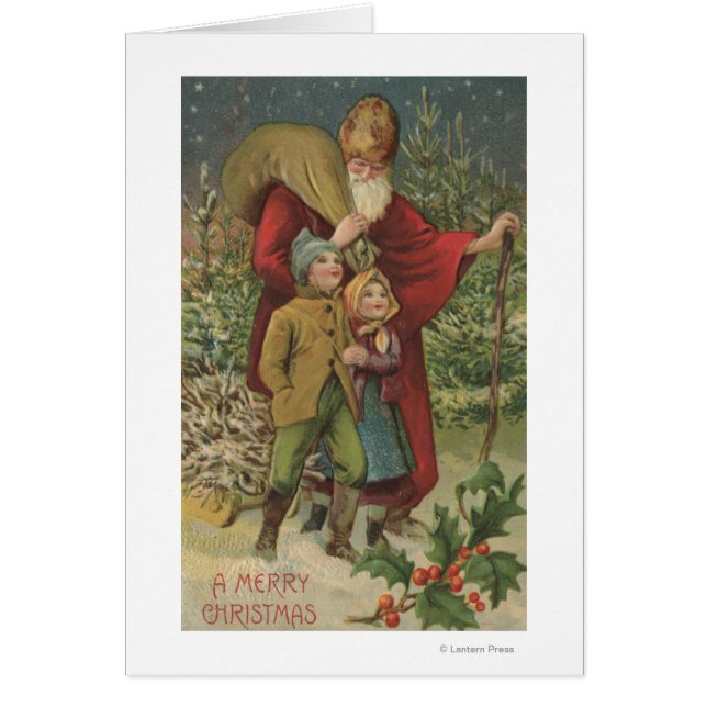 Salutation de NoëlMarche du Père Noël avec les enf (Devant)