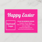 Salutation de Pâques d'affaires sur la carte de bo (Devant)