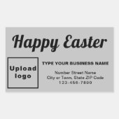 Salutation de Pâques d'affaires sur Sticker rectan (Devant)