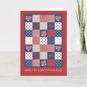 Salutation de polonais de la carte de Valentine,