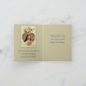 Salutation de Valentine de carte de St Therese de (Intérieur)